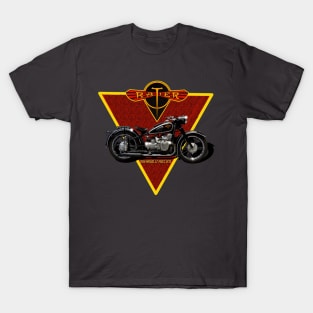 Ratier 1956 Model L7 745 cc 2cyl Motorcycle France T-Shirt